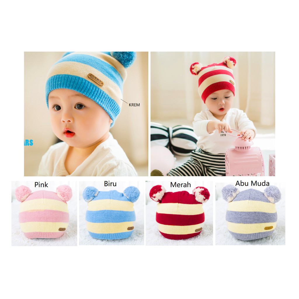 Topi Bayi Imut Dan Lucu Topi Anak Lucu Shopee Indonesia