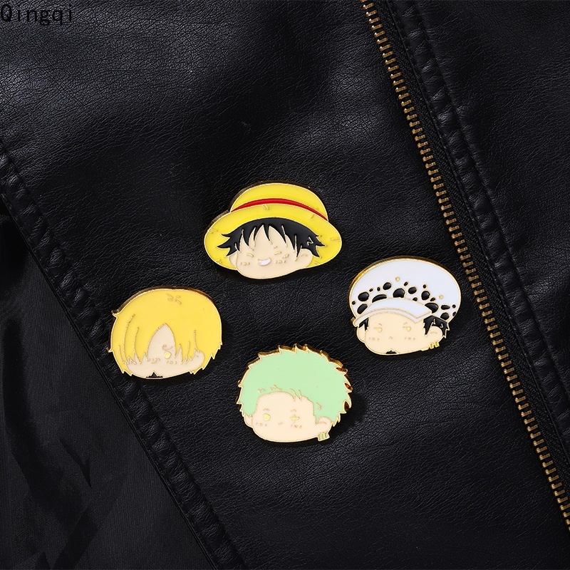 Bros Pin Enamel Desain Karakter Anime One Piece Untuk Hadiah Teman