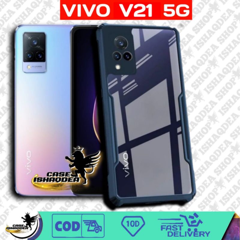 CASE VIVO V21 (5G)/V21SE (4G)/V21(4G) HARDCASE SHOCKPROOF TRANSPARAN ARMOR