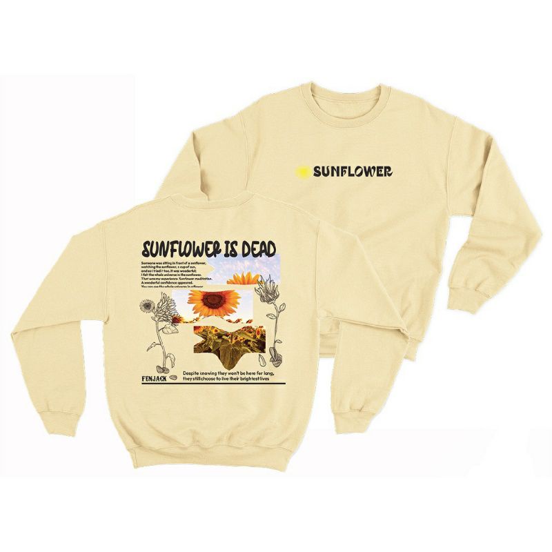 Sweater crewneck unisex (Sunflower)