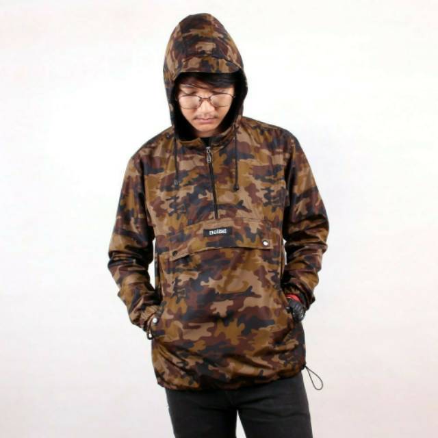 Jaket Cagoule Hoodie Army Original Wolv Terbaru Terbaik