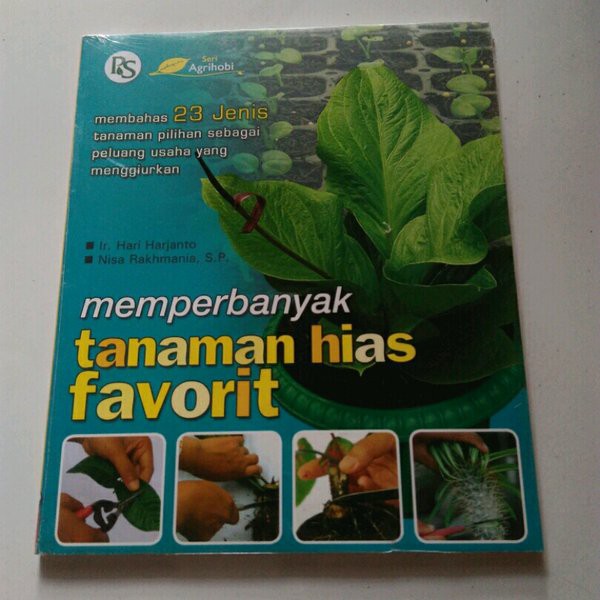 Buku tanaman hias memperbanyak tanaman hias favorit -D1
