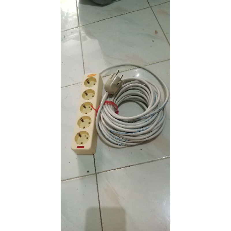 kabel olor 5 lubang panjang 10 meter