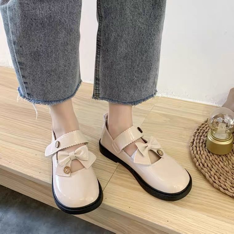 Sepatu Lolita untuk wanita di Inggris dengan rok gadis Jepang cantik sepatu JK sepatu Mary Jane baru