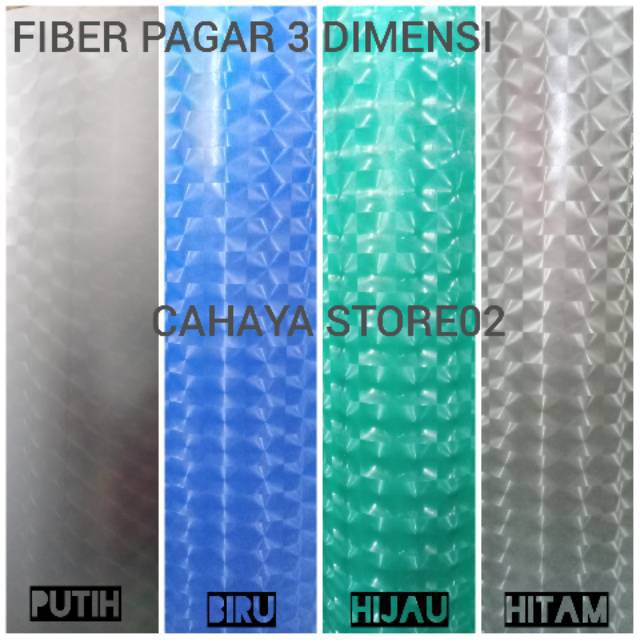 Fiber pagar plastik/viber Penutup pagar 3Dimensi