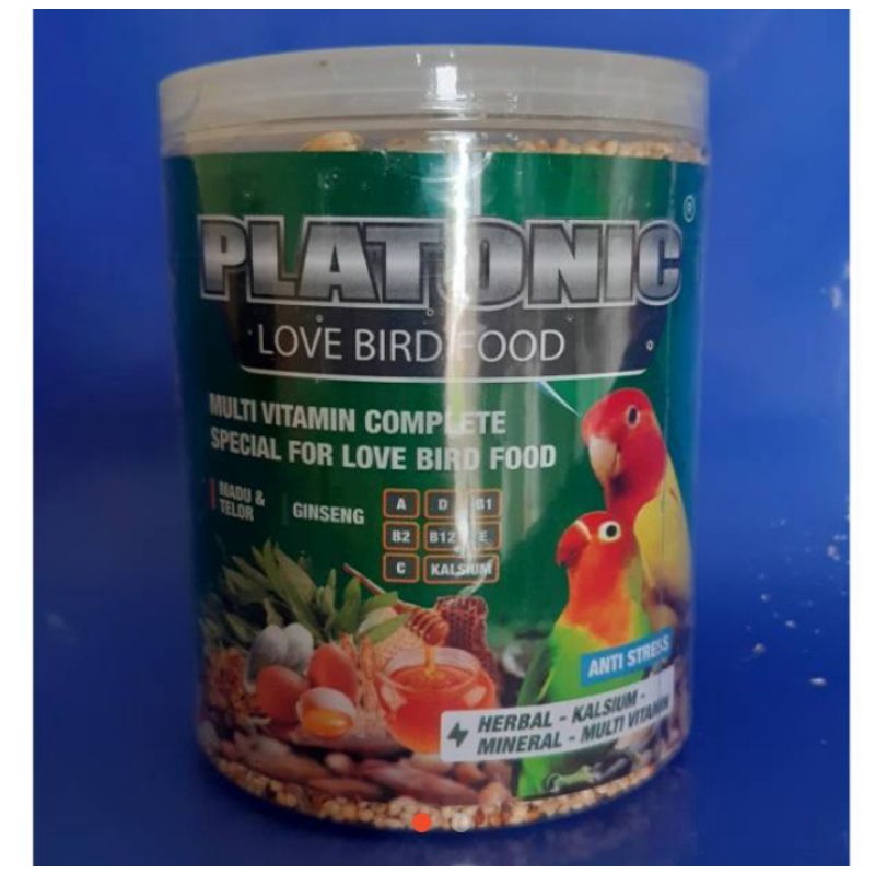 Platonic Lovebird/Pakan burung Lovebird multivitamin complete