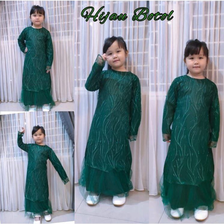 MX GERALKID BRUKAT ANAK XL L M S / DRESS ANAK WANITA TERLARIS / FASHION PESTA ANAK