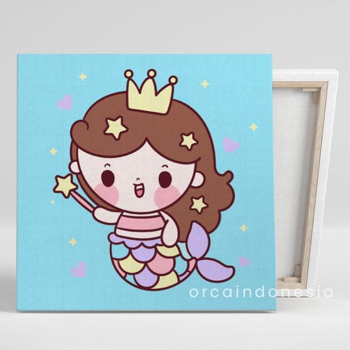 

Paint By Number Kit [ MERMAID ] - Orca Indonesia - Kanvas 20 x 20 cm