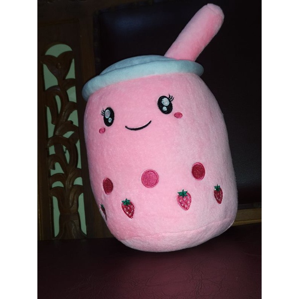 Boneka boba/boneka boba pink/boneka boba strawberry/boneka boba lucu /boneka boba Yelvo