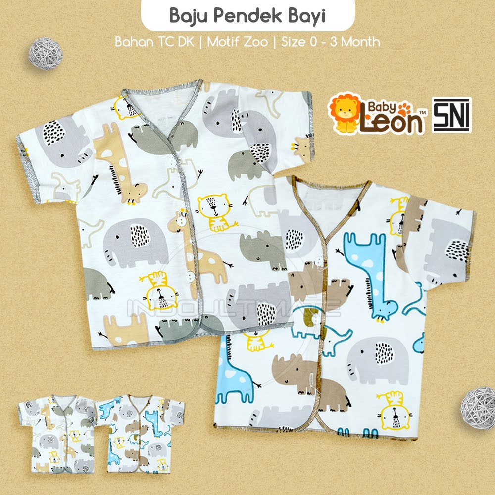 ZOO SERIES BABY LEON Perlengkapan Bayi Baru Lahir Newborn Jumper Jumsuit Jumpsuit Bayi Pakaian Bayi Celana Bayi Kaos Bayi Setelan Baju Bayi Topi Bayi Sarung Tangan Bayi Sarung Kaki Bayi DS-