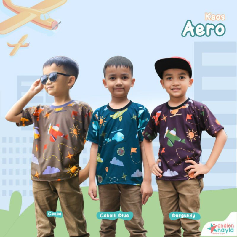 [Puby] KAOS AERO PENDEK BY ANDIEN NAYLA