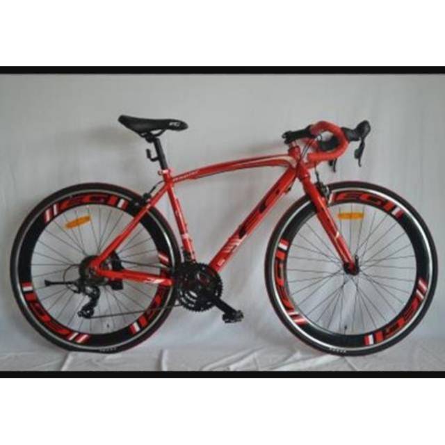  Sepeda  Balap  Road Bike Evergreen  EG Rapier AL 60mm 700C 