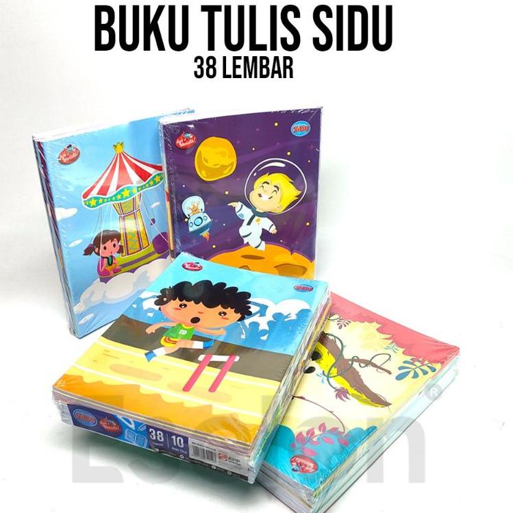 

[BeK ㊓] 10pcs Buku Tulis SIDU 38lembar / 1pack Buku Tulis SIDU 38lembar ||Shoping now