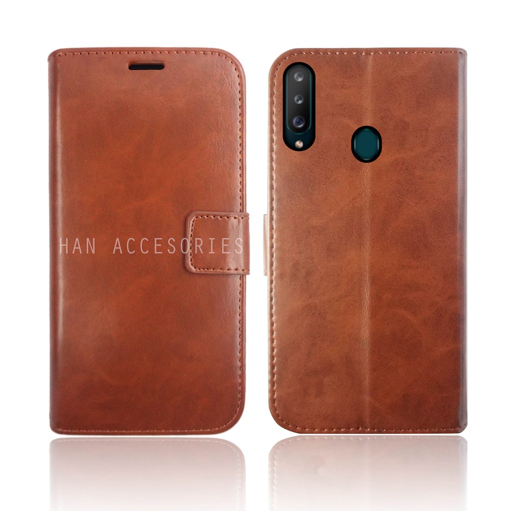 Samsung Galaxy A10S/A20S/A30S/A50S Original Fashion Selular Flip Leather Case