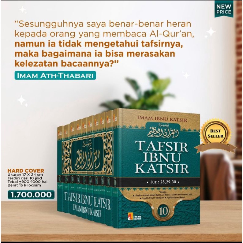 Buku Tafsir Ibnu Katsir Set 10 Jilid