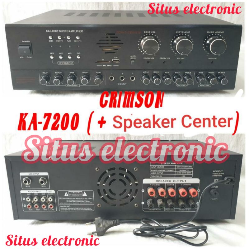 POWER AMPLIFIER CRIMSON KA-7200