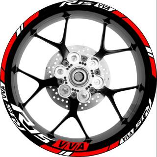  Stiker  velg motor  yamaha R15  VVA YZF R15  vva R15  V3 Bisa 