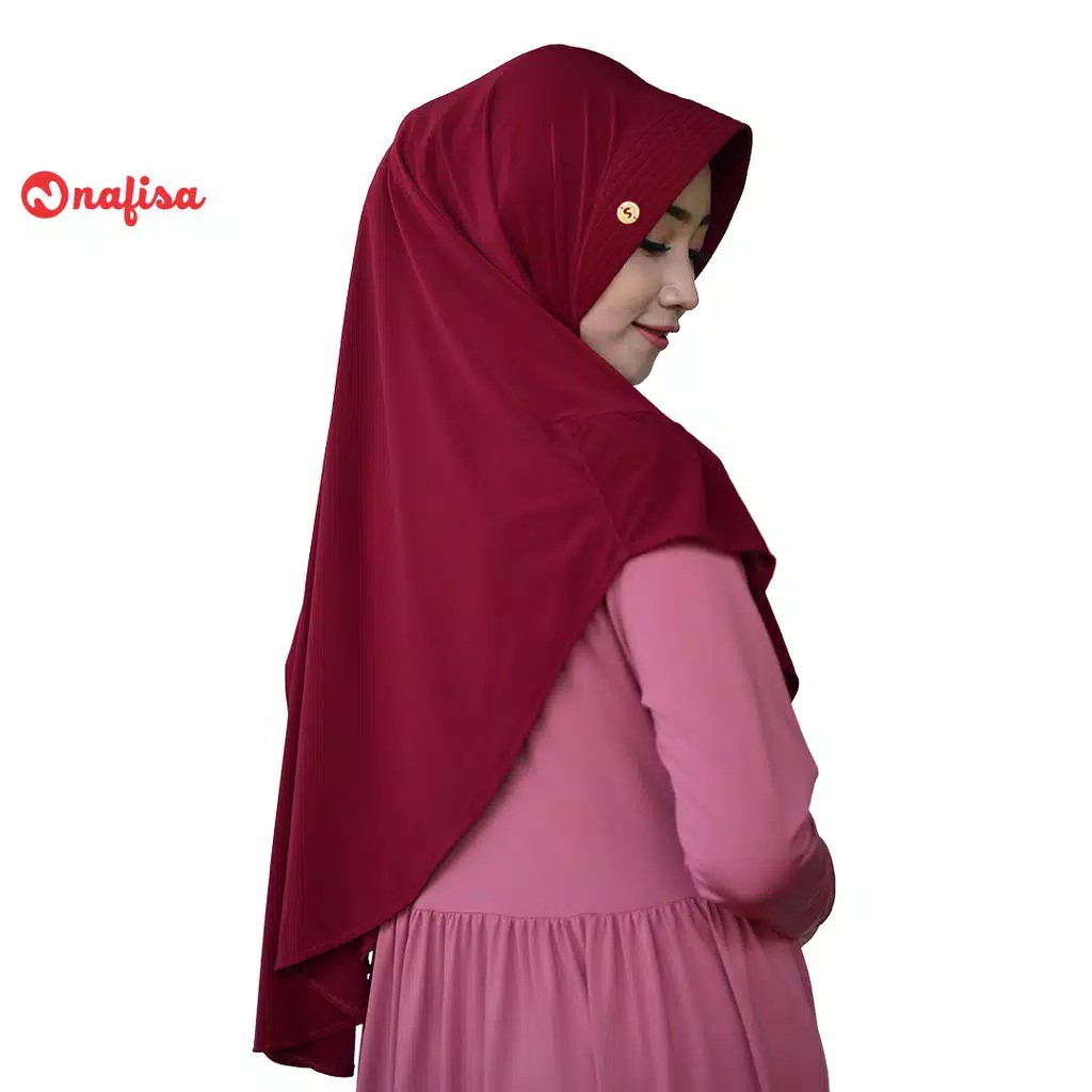 Jilbab Nafisa Yess/NF Tyass/Jilbab Rempel/HIjan Instan/Kerudung Syari