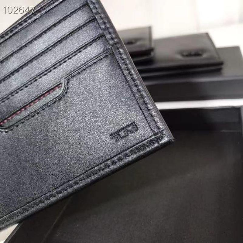 dompet tumi pria kulit asli hitam men wallet cowok lipat 2
