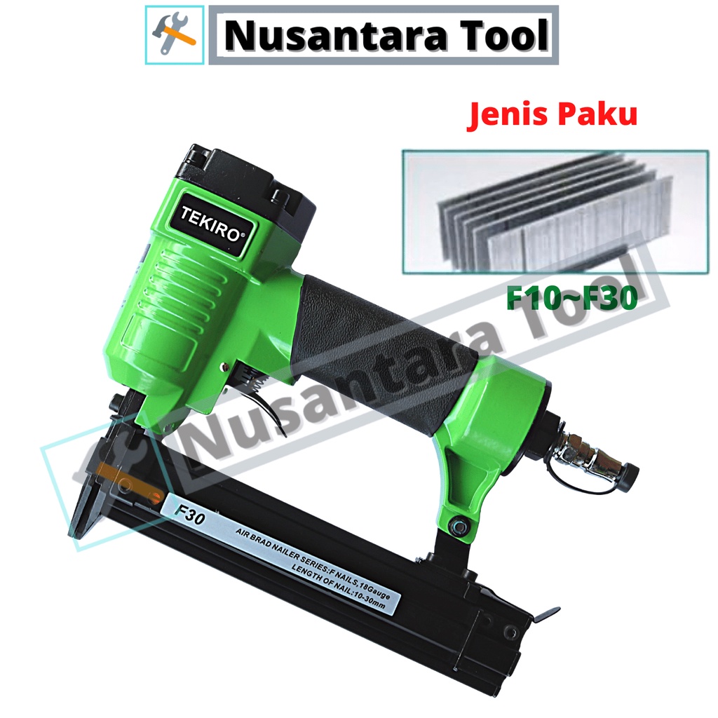 

Tekiro Air Nailer Gun F30 F 30/ Mesin Paku Tembak Staples AT-AN1129