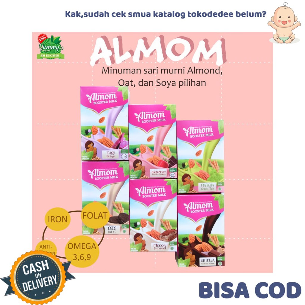 Jual Almom Susu Almond Asi Booster Pelancar Asi Minuman Nutrisi Ibu Menyusui Asi Booster 2107