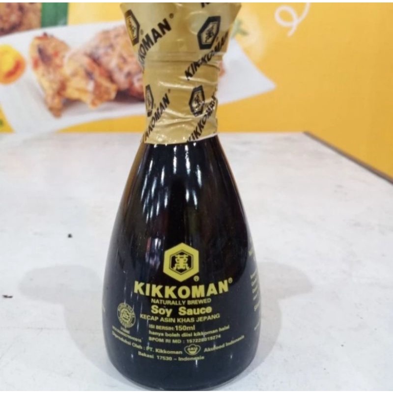 

Kikkoman Soy Sauce Kecap Asin Khas Jepang 150ML