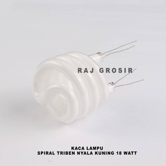 Kaca Lampu Spiral Triben 18 Watt Nyala Kuning (GRATIS BUBBLE WRAP)