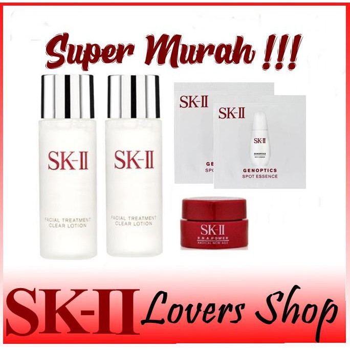 Gilaa Sk-Ii/Sk2/Skii/Sk Ii Facial Treatment Clear Lotion + Rna +Spot Essence Bergaransi