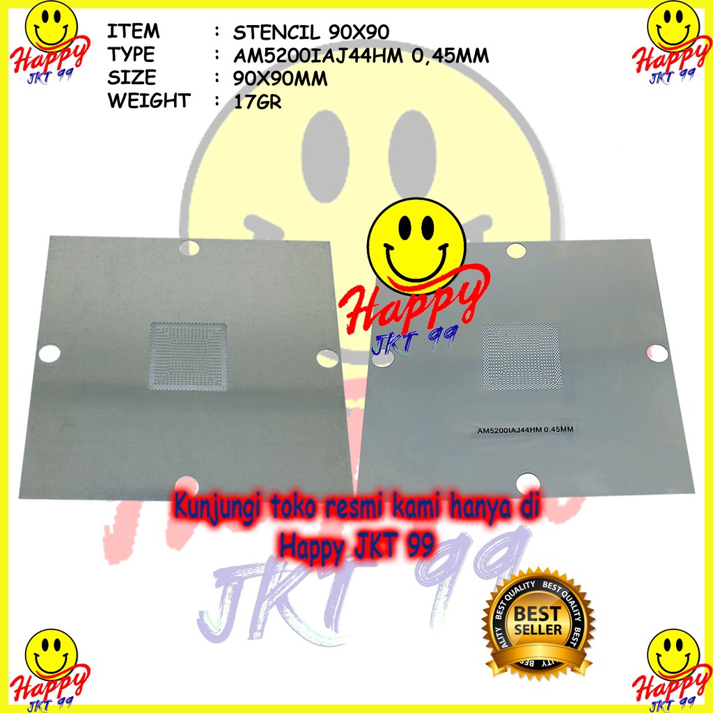 [ HAPPY JKT 99 ] STENCIL 90X90 215-0735003 215-0735033 215-0735003 215-0735075