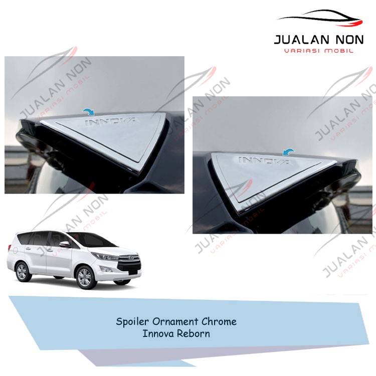 Spoiler Ornament Chrome Mobil Innova Reborn
