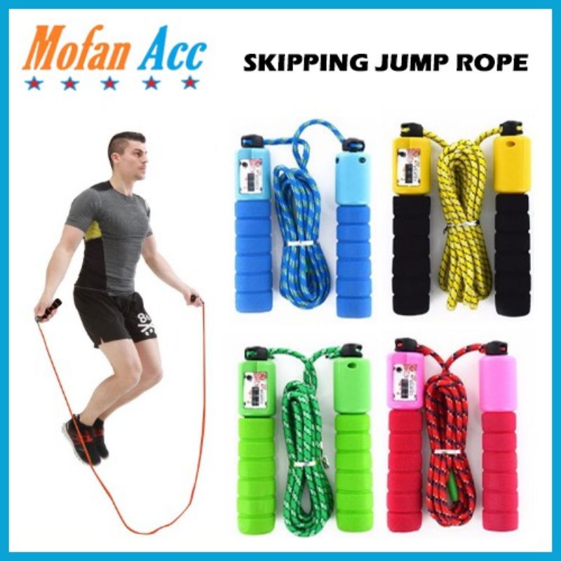 Tali Lompat Skiping Jump Rope Robe Skiping_RandomColor