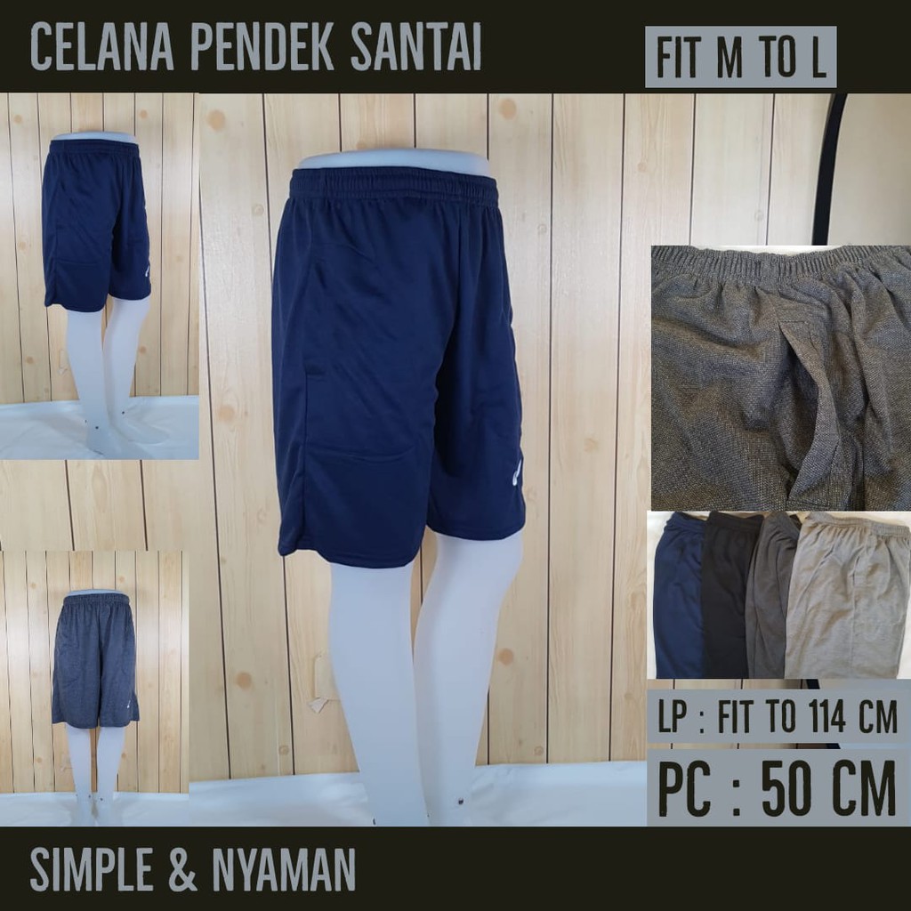 Celana training pendek pria / celana pria / celana santai / celana sport