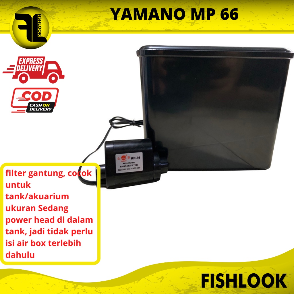 YAMANO MP 66 MP66 hanging filter ultraslim gantung hang on aquarium aquascape