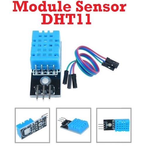 [HAEBOT] Module Modul Sensor DHT11 DHT 11 Suhu Kelembaban Digital Arduinoo Mikrokontroler Humidity Temperature Thermistor