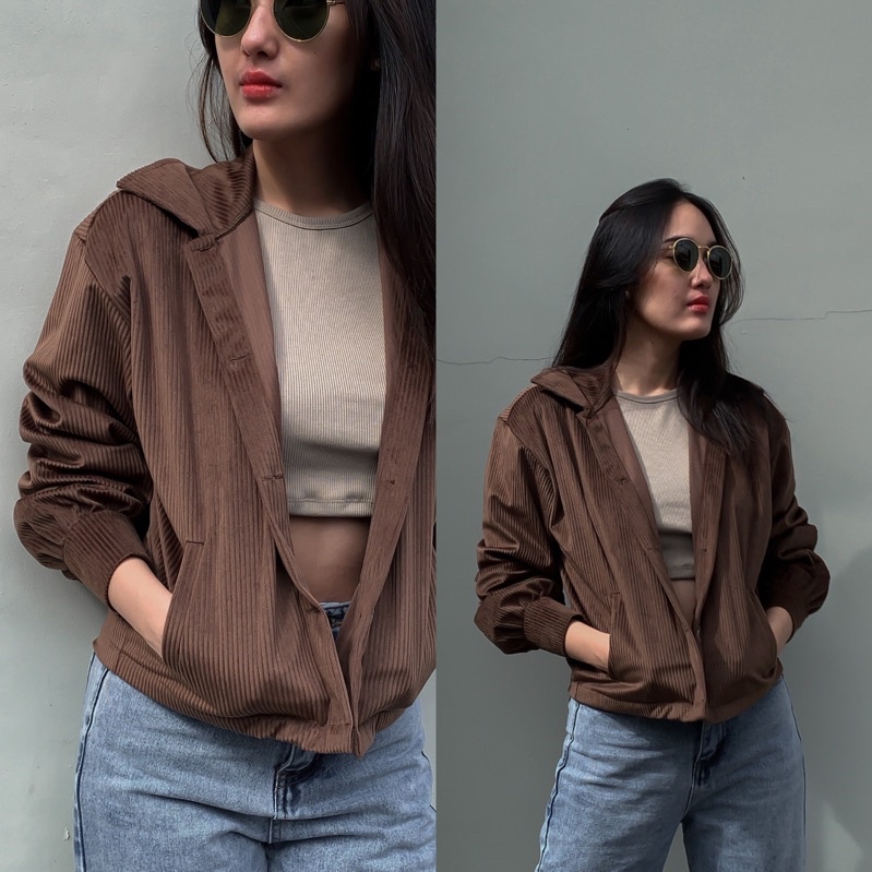 Georgios Women | Jacket Korduroy Wanita-1