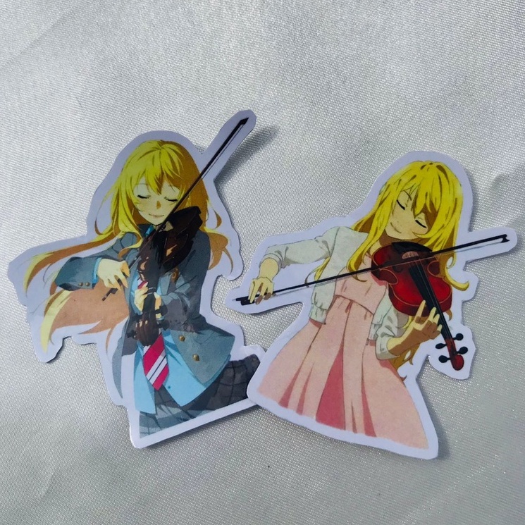 

Stiker Kaori Miyazono Shigatsu wa Kimi no Uso Character Anime Sticker