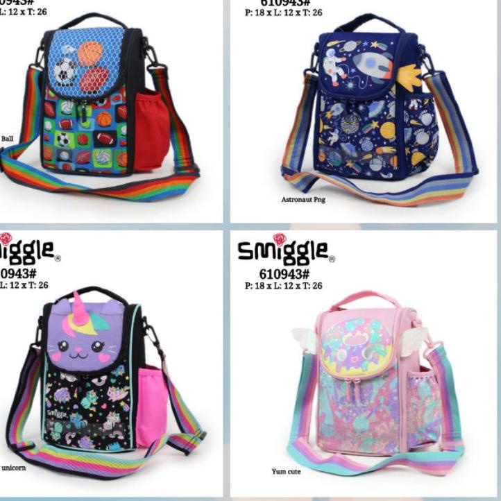 Harga TERMURAAH.. Smiggle double decker lunchbag/lunchbag Smiggle/TAs makan smiggle