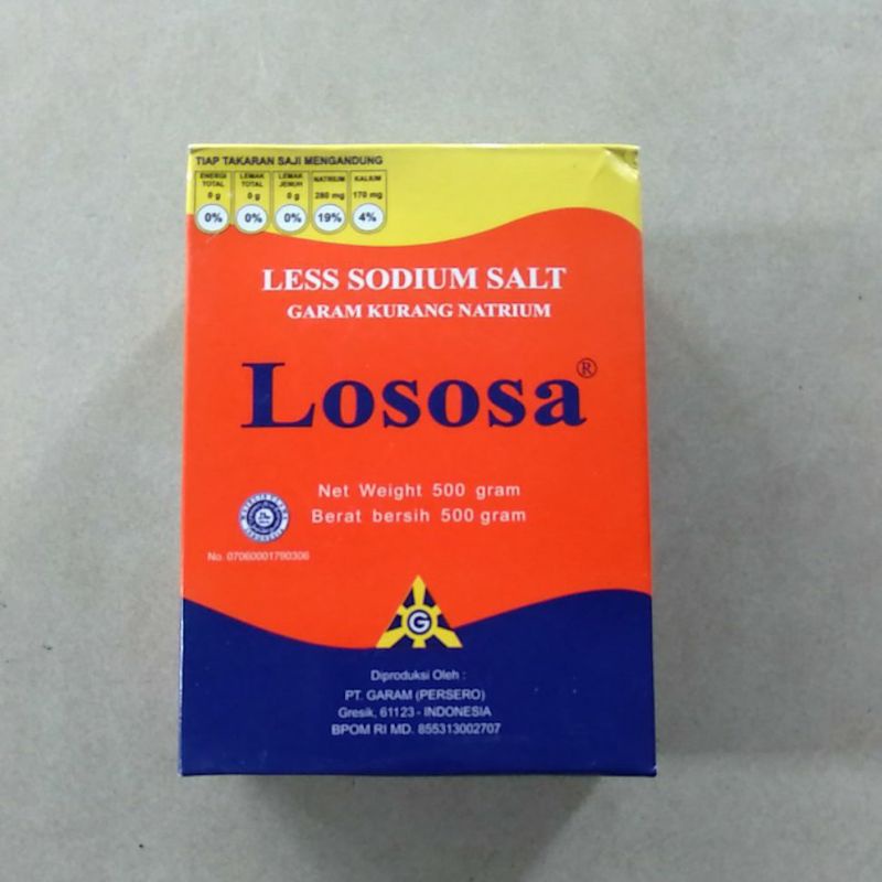

Garam Kurang Natrium "LASOSA" 500 gram