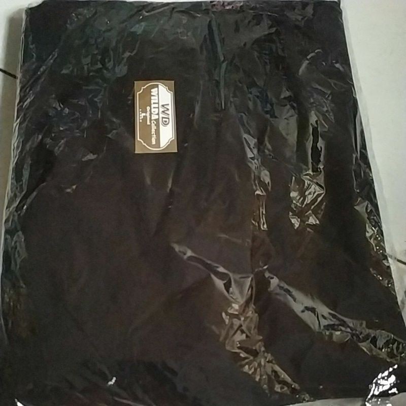 size L MARYAM WILLDA COLLECTION JILBAB KHIMAR KERUDUNG wilda BERGO-Black