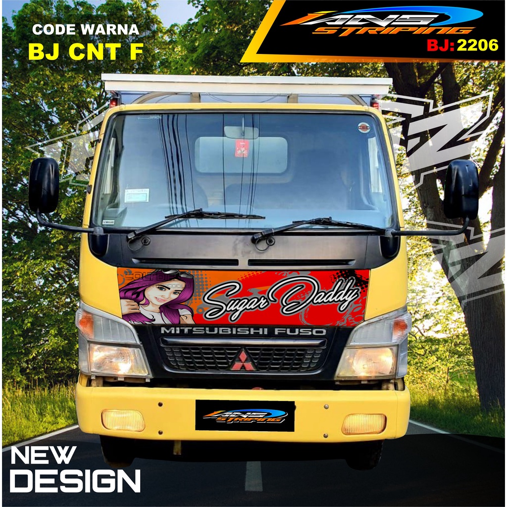 DECAL STICKER KAP DEPAN TRUK  RAGASA / STIKER KABIN TRUK RAGASA,UMPLUNG / STIKER KAP CUP DEPAN TRUK DINA,FUSO