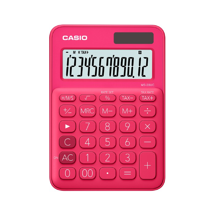 

CASIO Colorful Calculator MS-20UC-Red