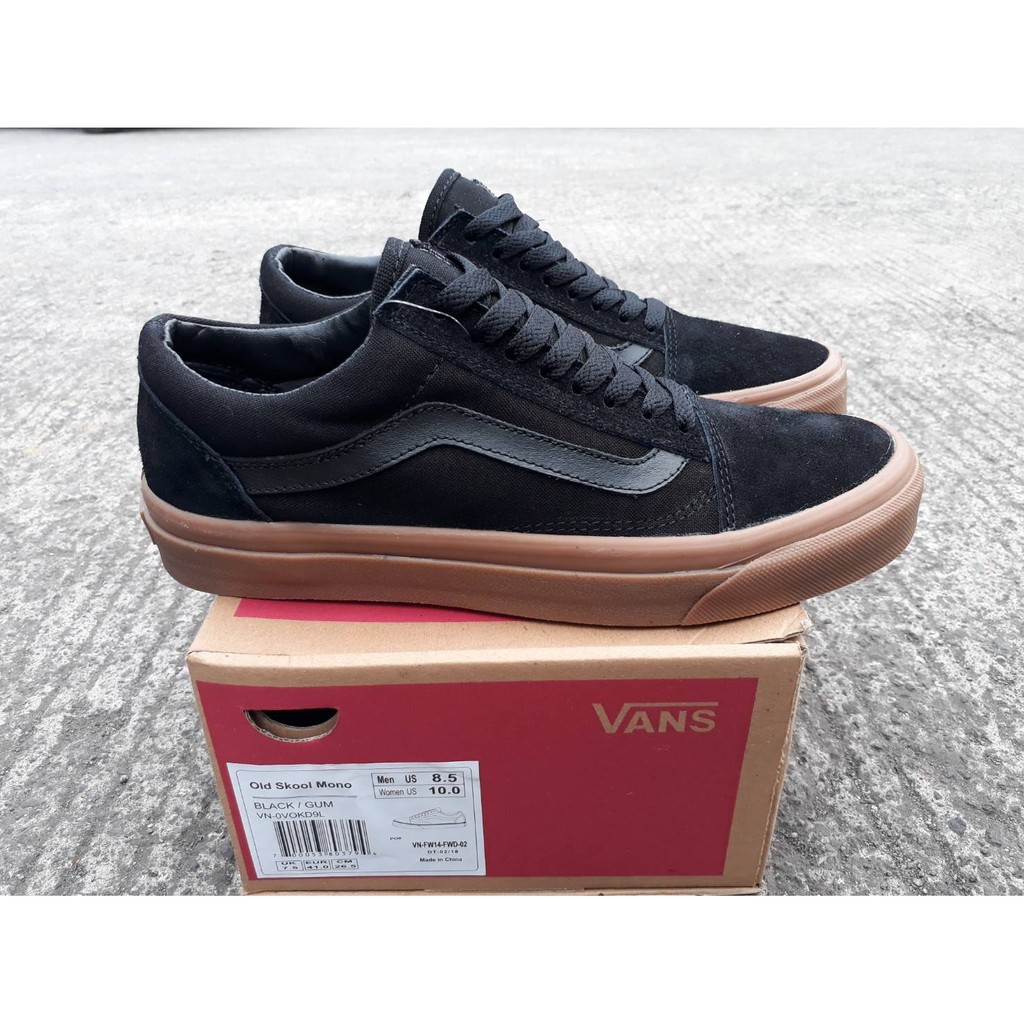 vans authentic mono black original