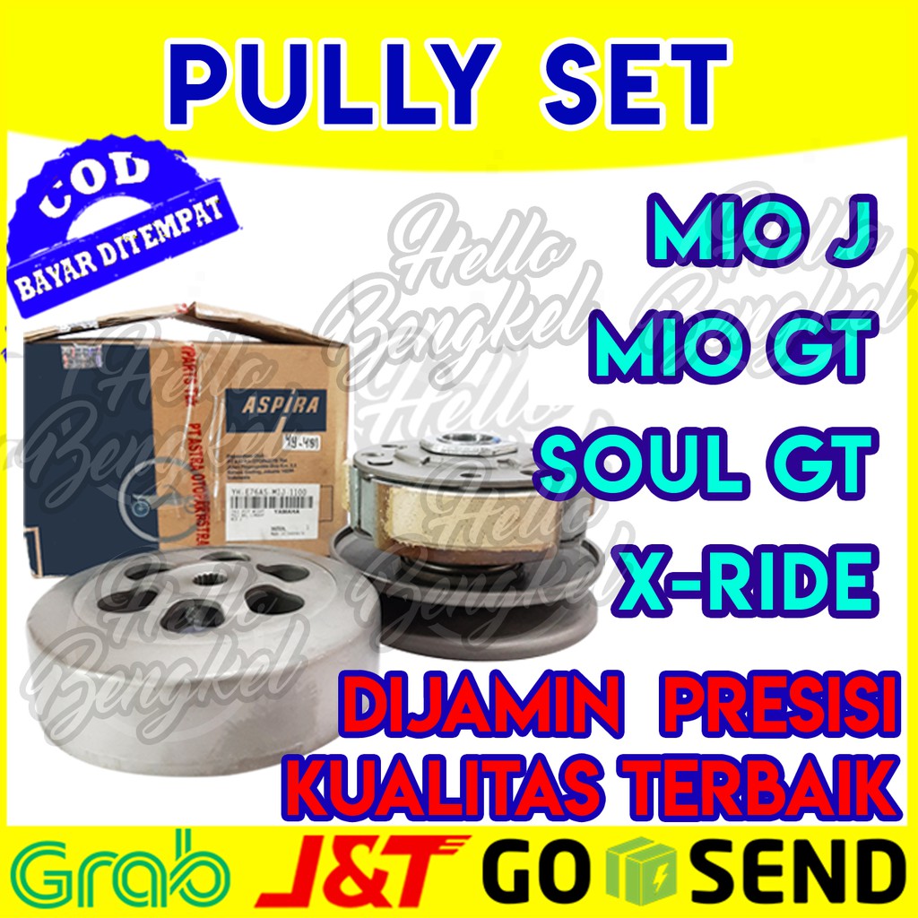 Pully mio j mio gt / xride / soul gt ORIGINAL ASPIRA Puly pulley sliding set komplit assy