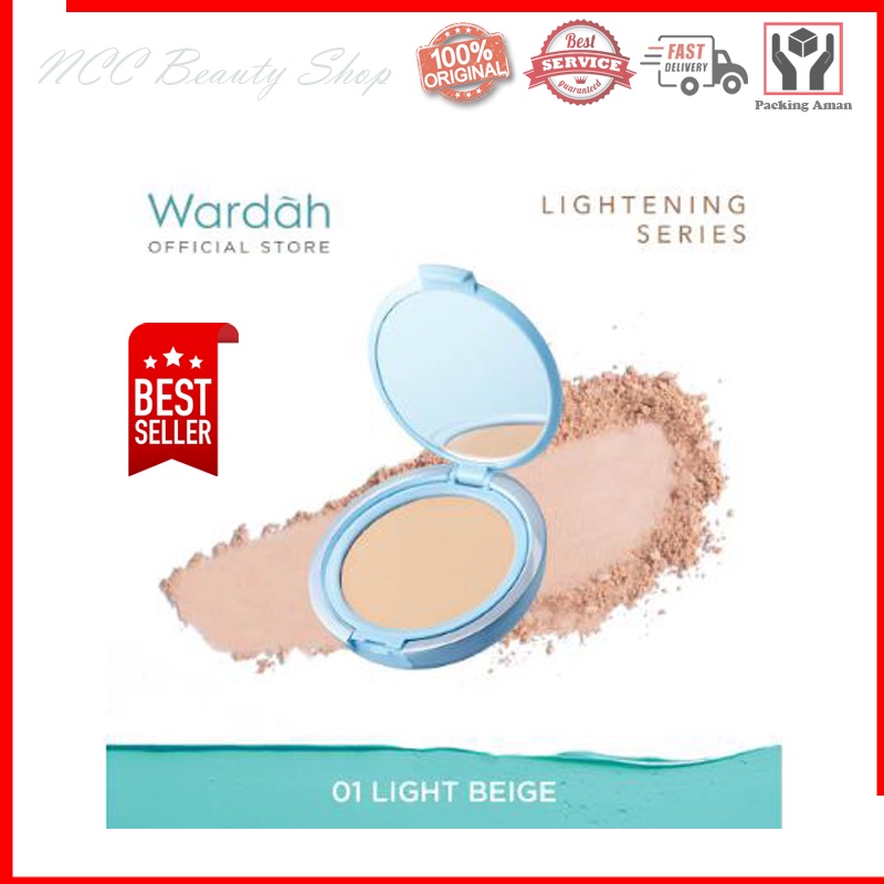 [REFILL] * NCC * Wardah Two Way Cake Bedak Padat Lightening Powder Foundation Light Feel