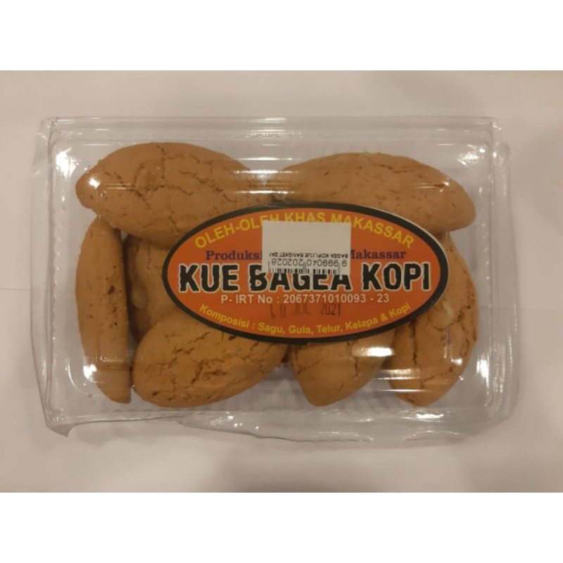 

Kue Bagea Kopi oleh oleh khas makassar 150gr