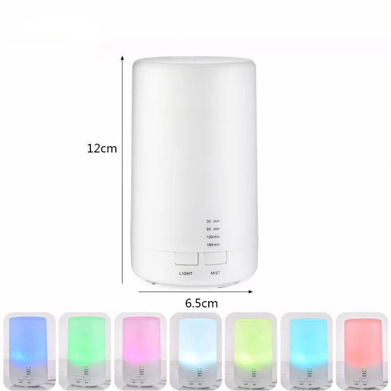 Humidifier Purifier Diffuser Aromaterapi Ultrasonic with RGB Lamp Free Essential Oils