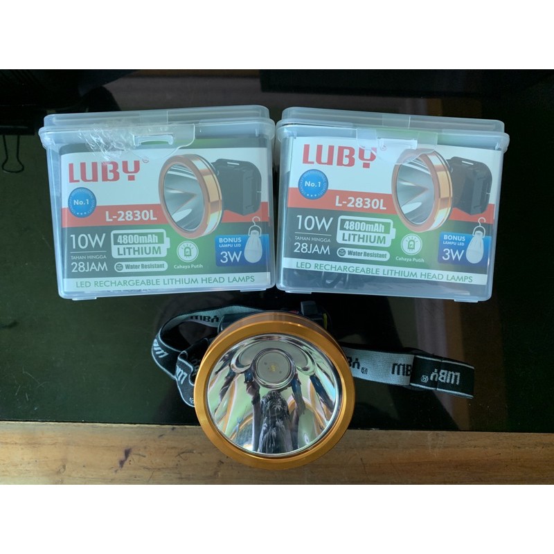 Senter Kepala Luby 2830 10 Watt / Head Lamp Luby L-2830
