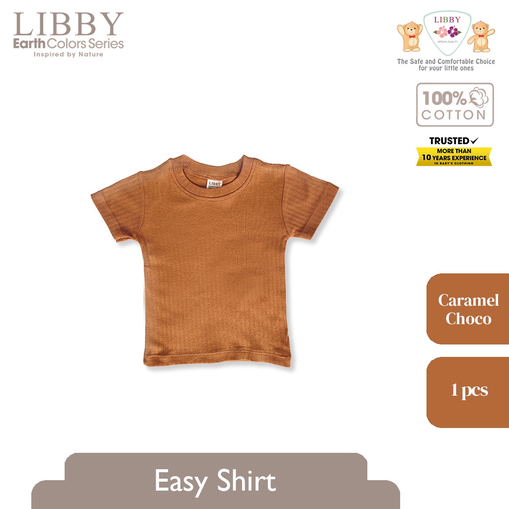 LIBBY Earth Color Easy Shirt (1PCS /Pack)