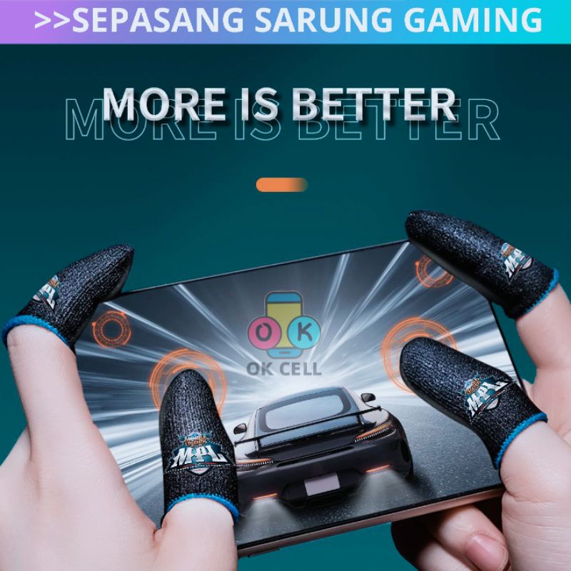 MPL Esport Sarung Jempol Gaming Buat Game FF ML RRQ Evos Anti Keringat super Sensitif Premium