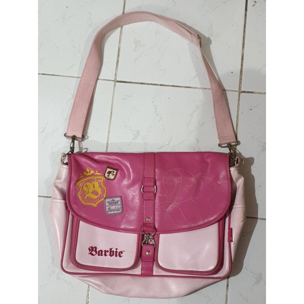 Preloved tas sekolah Barbie Original.